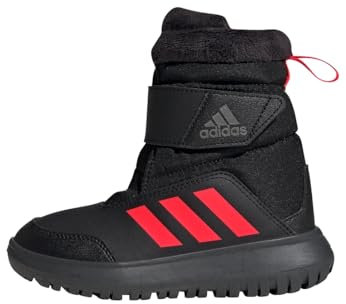 adidas Unisex Kids Winterplay Kids Stiefel Core Black/Solar Red/Iron Metallic 28