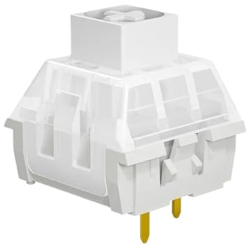 Box White DIY Custom Mechanical Keyboard Clicky White Compatible Cherry MX SMD RGB 3 Pins Tactile Switch BIANMTSW(110PCS)