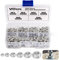 VEPEPE 230 Stück Sechskant Muttern Sortiment Set, Edelstahl Sechskantmuttern Mutter, M2 M3 M4 M5 M6 M8 Hardware Mütter Sechskant Set mit Kunststoffbox für Möbel, Fahrzeugreparatur, Maschinenindustrie