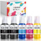 hehua GI-56 GI56 Tinte Kompatibel Ersatz für Canon Tintenpatrone GI-56 GI56 Multipack Passend für Canon MAXIFY GX3050 GX4050 GX5050 GX6050 GX7050 (Schwarz/Cyan/Magenta/Gelb, 5 Pack)