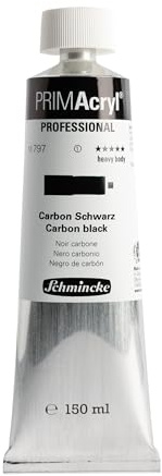 Schmincke PRIMAcryl Professional Carbonschwarz 150 ml Tube, 13 797 019
