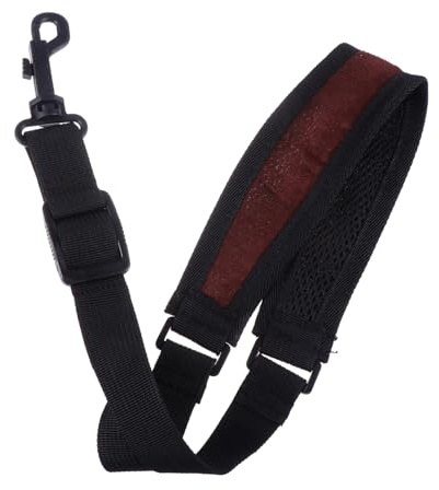 ERINGOGO Saxophongurt Schulter Saxophon Lanyard Halsgurt Verstellbarer Gürtel Alt Halsgurt Gurt Schlüssel Zubehör Tuba