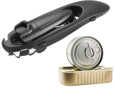 Multifunctional Can Opener - 8 in 1 Bottle Opener, Manual Kitchen Tool, Durable Utensil, Mobile Phone Cooking Accessory, Convenient Solution for Seniors, Household, Daily Food Preparation, Kitchens