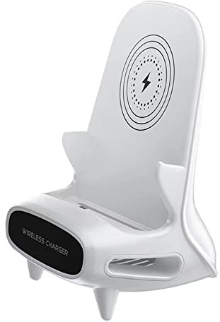 Xiuganpo Sensitive Sensing Wireless Charger, Stabiler Basisständer für Schlafzimmer, Büro, Reisen für Telefon und Tablet (Magnetisch)