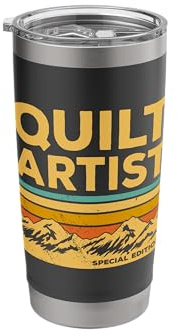 Vintage Quilt Artist Quilting Stainless Steel Insulated Tumbler