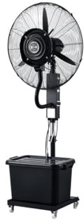 KSDBGVF Ventilador de Pie para Exteriores, Ventilador Industrial Potente | Resistente al Polvo y Agua, Ventilador de Alta Velocidad para Garaje, Gimnasio, Taller, Terraza y Grandes Naves Industriales