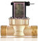 Elettrovalvola a Solenoide Ottone N/C Valvola Elettrovalvola Valvola Elettromagnetica Filettatura da 1/2 AC 220V Elettrovalvola a Solenoide Normalmente Chiusa per il Controllo Dell'Acqua