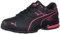 PUMA Femme Tazon 6 Basket, Noir/Rouge Rose, 41 EU
