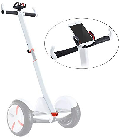 ToLanbbt Scooter Griff verstellbar Lenker für Segway Ninebot Mini Pro mit Telefonhalterung, Knie-Druck-Handhebelsteuerung (schwarz)