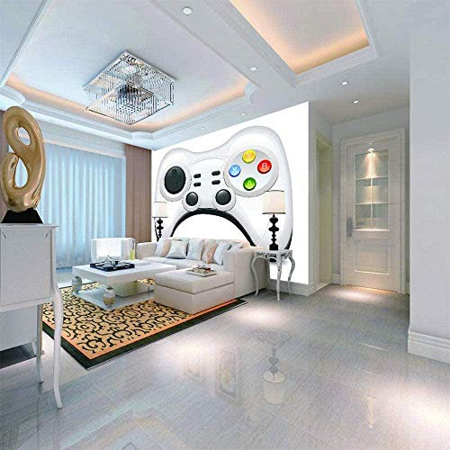 XiuTaiLtd Photo Wallpaper Modern Minimalist Nostalgic Gaming Mouse Tv Background Wall Silk Wall Wallpaper Living Room Bedroom Mural Wall Decoration -450x315 CM