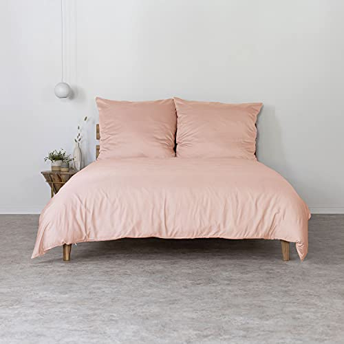 AGA.PIE Bambus Lyocell Bettwäsche-Set 200x200 + 2X 80x80 cm - Alt-Rosa, 100% Bio Oeko-Tex 100, für Allergiker, Antibakteriell, Ganzjahres-Bettwäsche, Atmungsaktiv, Geruchshemmend, Besonders sanft