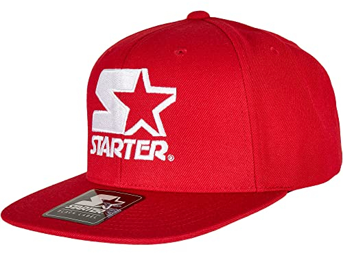 STARTER BLACK LABEL Unisex Starter Logo Snapback Baseballkappe, cityred, Einheitsgröße