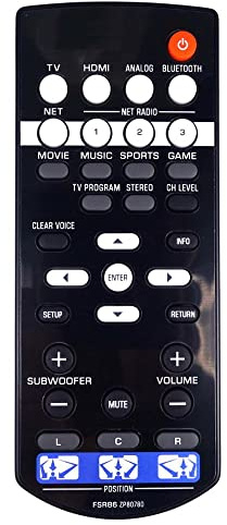 Onlineaudioelectrical Ersatz Fernbedienung kompatibel für Yamaha YSP-1600 / YSP1600 Soundbar