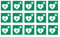 15 Aufkleber Defibrillator - ø 9,8 cm - UV- und witterungsbeständig - ISO 7010 - nachhaltig - Gebotszeichen Gebotsschild Schild (9,8, Defibrillator)
