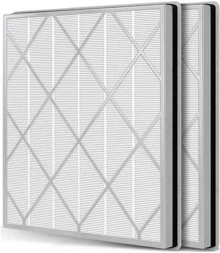3 In 1 True HEPA Filter for Shark Air Purifier 4, Compatible with Shark HE400 HE401 HE402 HE405 Filter Replacement, HE4FKPET, 2Hepa+2Pre-Filter