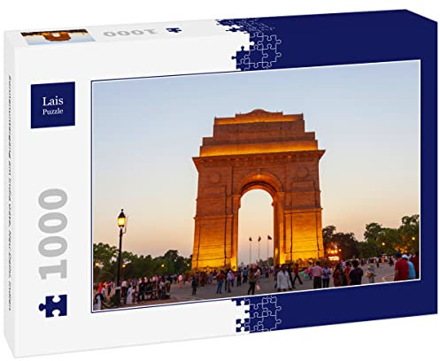Lais Puzzle Sonnenuntergang am India Gate, Neu-Delhi, Indien 1000 Teile