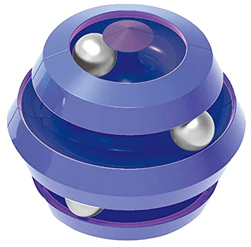 KEERADS Sliding Toys Decompressione Finger Track Rotating Spinners Beans Educazione Compleanno 6 Anni Ragazza, viola., Taglia unica