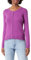 United Colors of Benetton Maglia Coreana M/L 1091D5558 Maglione Cardigan, Viola 007, L Donna