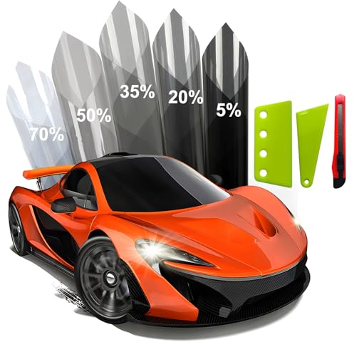 Fenster-Tönungsfolie für Autos, Sichtschutz, Automobilfolie, 35 % VLT, Nano-Keramik, Auto-Winodw-Tönung, Frontscheibe, Hitze-Blendung, UV-IR-Strahlen, Block, Kratzfestigkeit, 76,2 cm x 4,5 m
