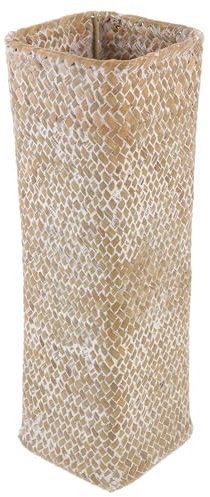 Jarrón De Mimbre para Decoración Cesta Rústica De Estilo Rústico Soporte De Flores De para Ramas Secas Centros De Mesa