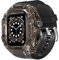 FONREST Bracelet robuste pour Apple Watch Ultra 2/1 49 mm avec protecteur d'écran, bracelet de protection sport et film PET, protection intégrale antichoc militaire avec bracelet pour iWatch, L, Pas