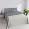 Italian Bed Linen Dafne Bettwäsche-Set, Bedruckt, Mikrofaser, Citylife Grey, Doppelbett