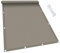 Sonnensegel Balkon 4 x 8 m, Wasserdicht 98% UV Schutz Wetterschutz Segel Baldachin inkl Befestigungsseile für Garten Terrasse, Taupe