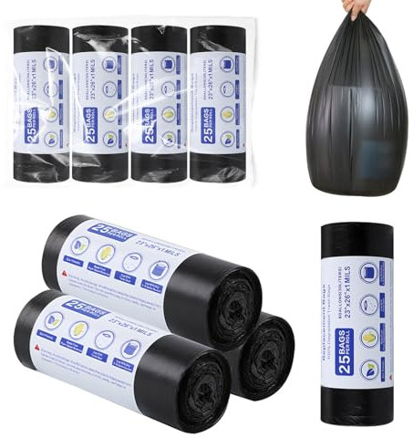 80 Stück 50L Toilettenbeutel Schwarz, Campingtoilette Beutel, Biologisch Abbaubare Toilettenbeutel, Tragbare Toilettentüten Universell, für Mobile Toiletten, Wandern, Reisen