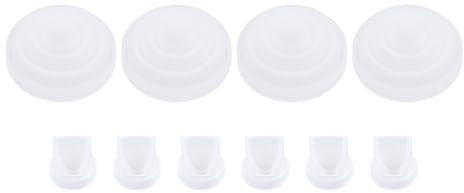 Milchpumpen-Ersatzteilset, 10-teiliges Kit, Kompatibel mit M5-Milchpumpe, Entenschnabelventilen und Membranen, Verhindert Rückfluss, Lebensmittelechtes Silikon