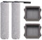 Lot de 4 accessoires pour Tineco Floor One S5 / S5 Pro / S5 Pro / S5 Pro 2 / S5 Extreme Brosse de rechange pour aspirateur sec et humide sans fil