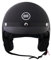 BHR Casco Demi-Jet 839 - Casco Scooter Omologato ECE 22.06 con Frontino e Sgancio Micrometrico - Nero Opaco S