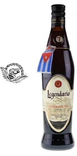 Legendario Rum Ron Elixir 7 Anni 700ml 34% - con spilla in omaggio come da foto