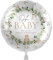 Folienballon Baby - Wie schön, dass du geboren bist Ballon Oh Baby Junge Geburt Deko Babyparty Teddybär Luftballon Made in EU