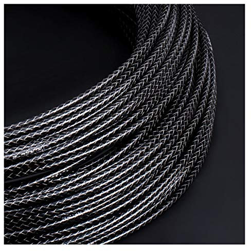 GBMITING Brake Cable, 3.0M 5mm Bicycle Brake Cable Mountain Bike Shift Housing Derailleur Bicycle Cables Weaving Line Pipe Tube Shifting Wire(Brake Black)