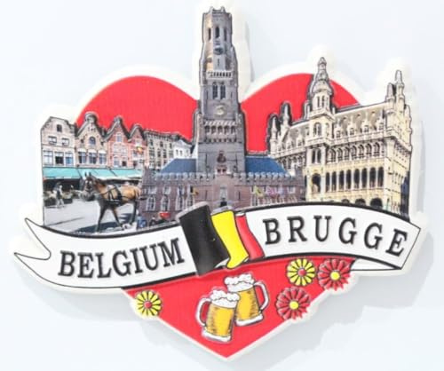 3D Resin Colourful Fridge Magnets Kitchen Decor (Belgium)