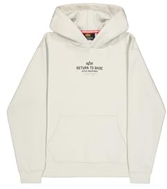 Alpha Industries Herren Return to Base Kapuzenpullover (1er Pack)