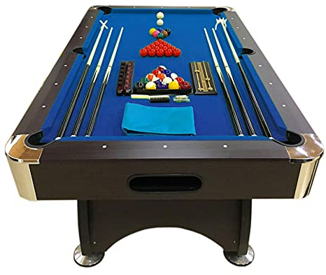 Billardtisch 7 ft Modell BLUE SEA Full Optiional Billard Billard-Spiel Messung 188 x 96 cm neue