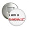DIYthinker Quote I Am A Pharmacist Round Bottle Opener Refrigerator Magnet Badge Button 3pcs Gift
