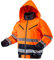 NEO TOOLS Thermo Warnschutzjacke EN 20471 Warnjacke orange Neon gelb Arbeitsjacke Warnschutz Sicherheitsjacke XL orange