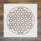Il Fiore della Vita - Stencil Geometria Sacra (20 x 20cm)