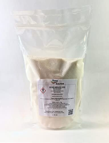 Acide Malique Correcteur d'acidité du vin. Adifiant d'origine naturelle.1 Kilo