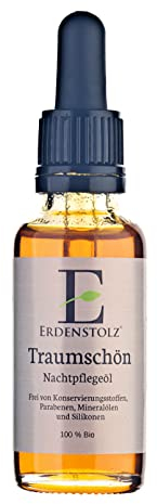 Traumschön Nachtpflegeöl - 30ml - Gesichtsöl - bio - 100% rein - kaltgepresst- vegan - Erdenstolz -Naturkosmetik