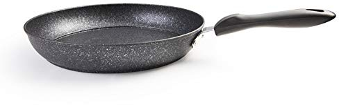 Granite Stone Non-Stick Crepe Pan - 28cm or 30cm - Induction Pan with Tough Stone-Reinforced Coating and Heat-Resistant Handle Kitchen Non-Stick Wok Ceramic Non-Stick Frying,30cm