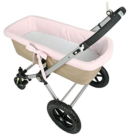 Babyline FUCARO - Bezug für Babywanne, hypoallergen und weich, atmungsaktiv, Innenbezug, 100% spanische Herstellung (Babyrosa, Babyrosa, 90 x 40 cm)