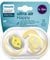 Philips AVENT ultra air Schnuller - 2er Pack, BPA-freier, atmungsaktiver Schnuller für Babys von 6-18 Monaten, inklusive Transport- und Sterilisationsbox, Zitrone/Orange (Modell SCF080/18)