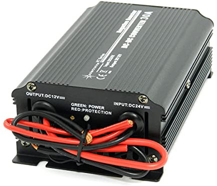 Spannungswandler 24V DC auf 12V DC 30A 360W Negative Booster Konverter