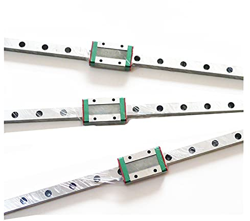 TANGJIANCHENG -B 12 mm Linearführung MGN12 Schiene 100-500 mm Schiene + MGN12C oder MGN12H Schlitten (Farbe: MGN12C, Führungslänge: 250 mm)