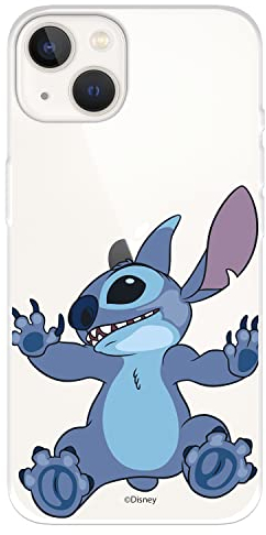 Offizielle Lilo & Stitch Schutzhülle für iPhone 14, Trepando zum Schutz Ihres Handys, weiches Silikon, offizielles Disney-Lizenzprodukt