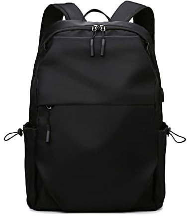 Bslemon Laptop Backpack Mens Womens, Water Resistant Business Work Backpack, Lightweight 15.6 Inch Computer Rucksack for Travel College High School Gifts Daypack Black