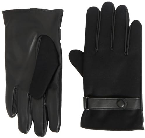 JACK & JONES Herren Jaclathi Gloves Handschuhe 12240251 ,Schwarz ,S-M